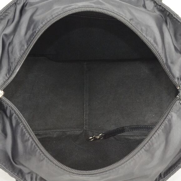 CHANEL Black Leather Logo Tote Bag - Picture 5 of 9